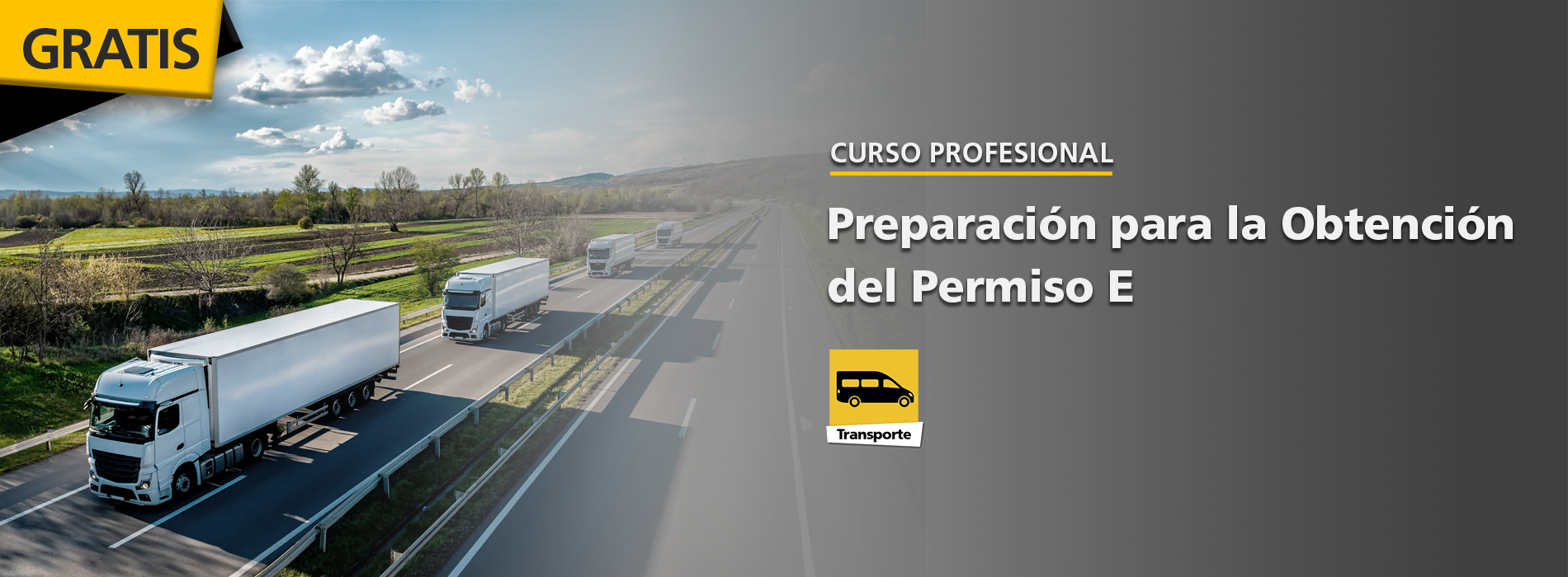 Curso Profesional Preparación Obtención Permiso E Curso Profesional Preparación Obtención Permiso E