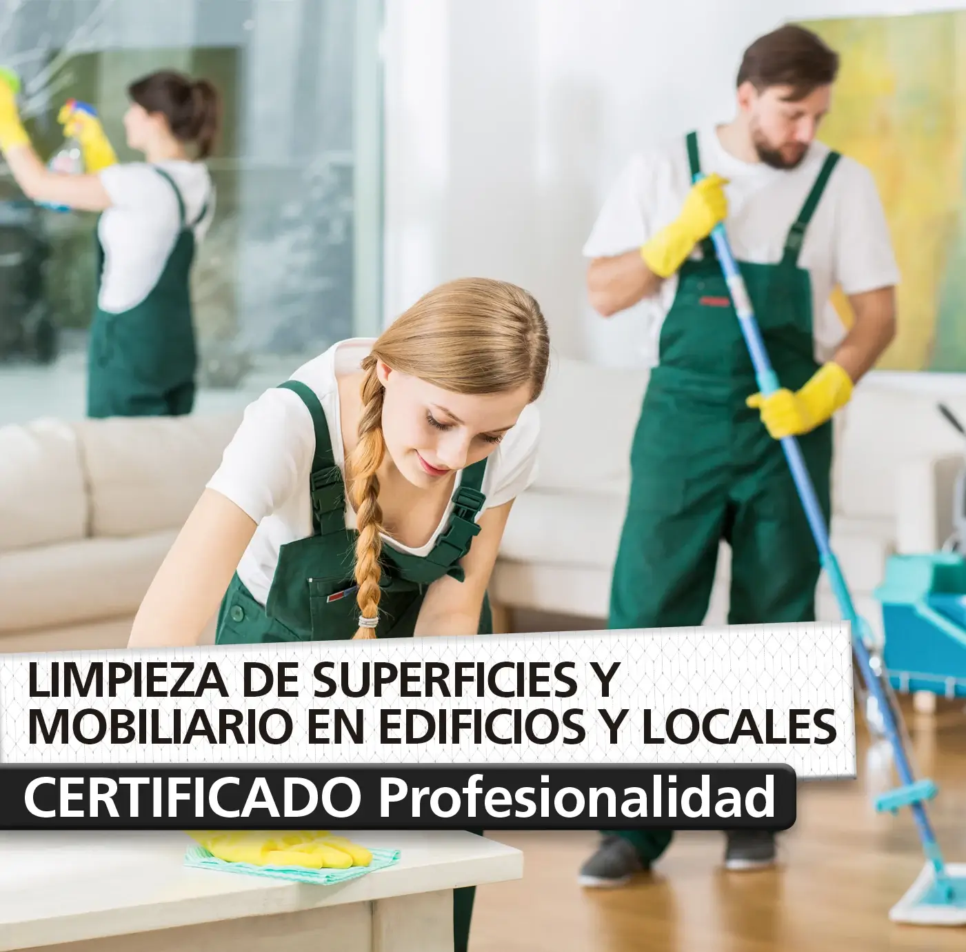 Certificado Limpieza de Superficies y Mobiliario en Edificios y Locales
