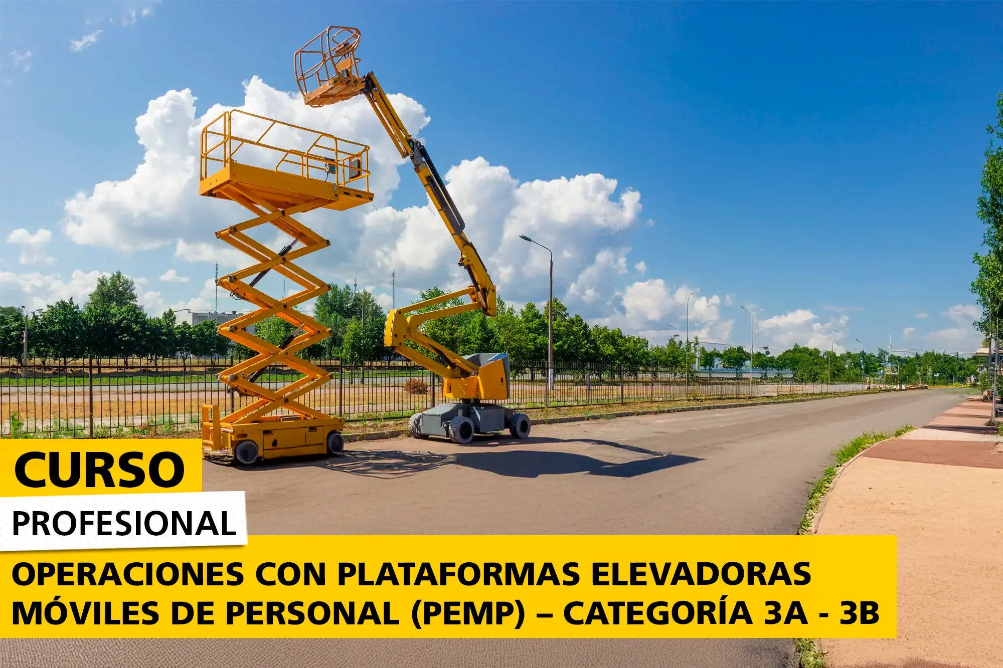 Curso Profesional Operaciones con Plataformas Elevadoras Móviles de ...