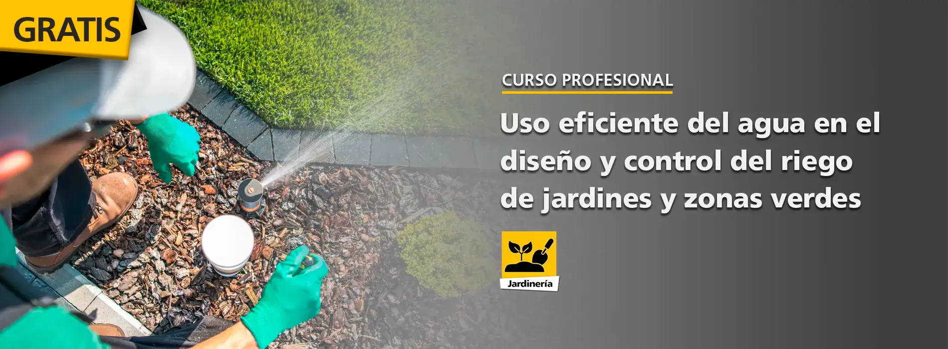 Curso Profesional Uso Eficiente del Agua en el Diseño y Control del riego de Jardines y Zonas verdes