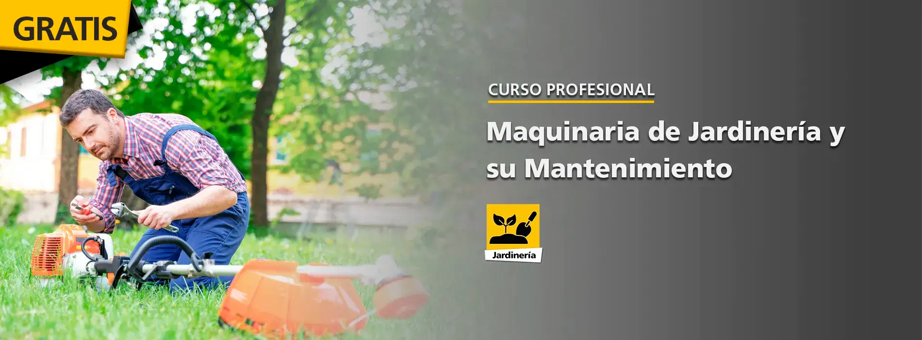 Curso Maquinaria de Jardinería y su mantenimiento